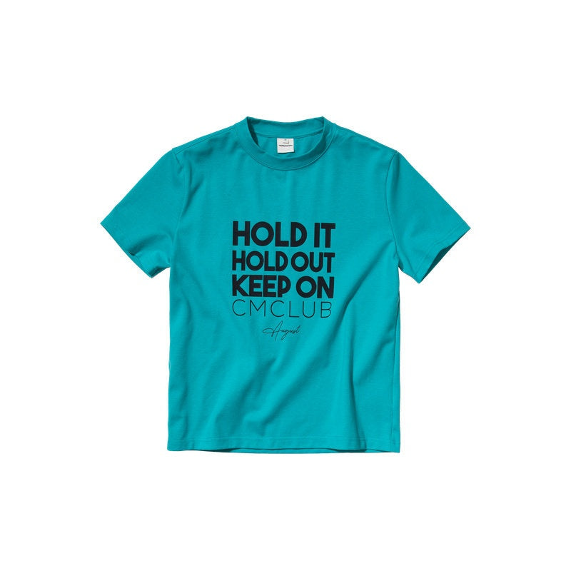 Country_Moment_Breathable_Cotton_Regular_Fit_Round_Neck_Letter_Teal_Short_Sleeve_T-Shirts_MISSTT