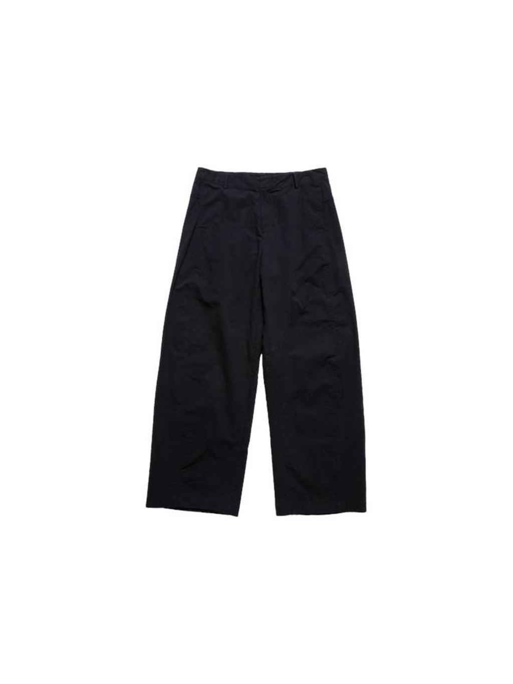 Country Moment Versatile Simple Mid Rise Cotton Stretch Straight Relaxed Black Wide Leg Pants