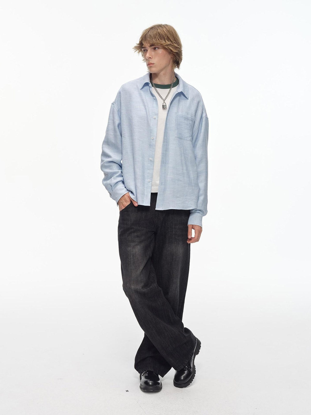 Country Moment Soft Viscose Mix Long Sleeve Button Collared American Fit Unisex Everyday Shirts