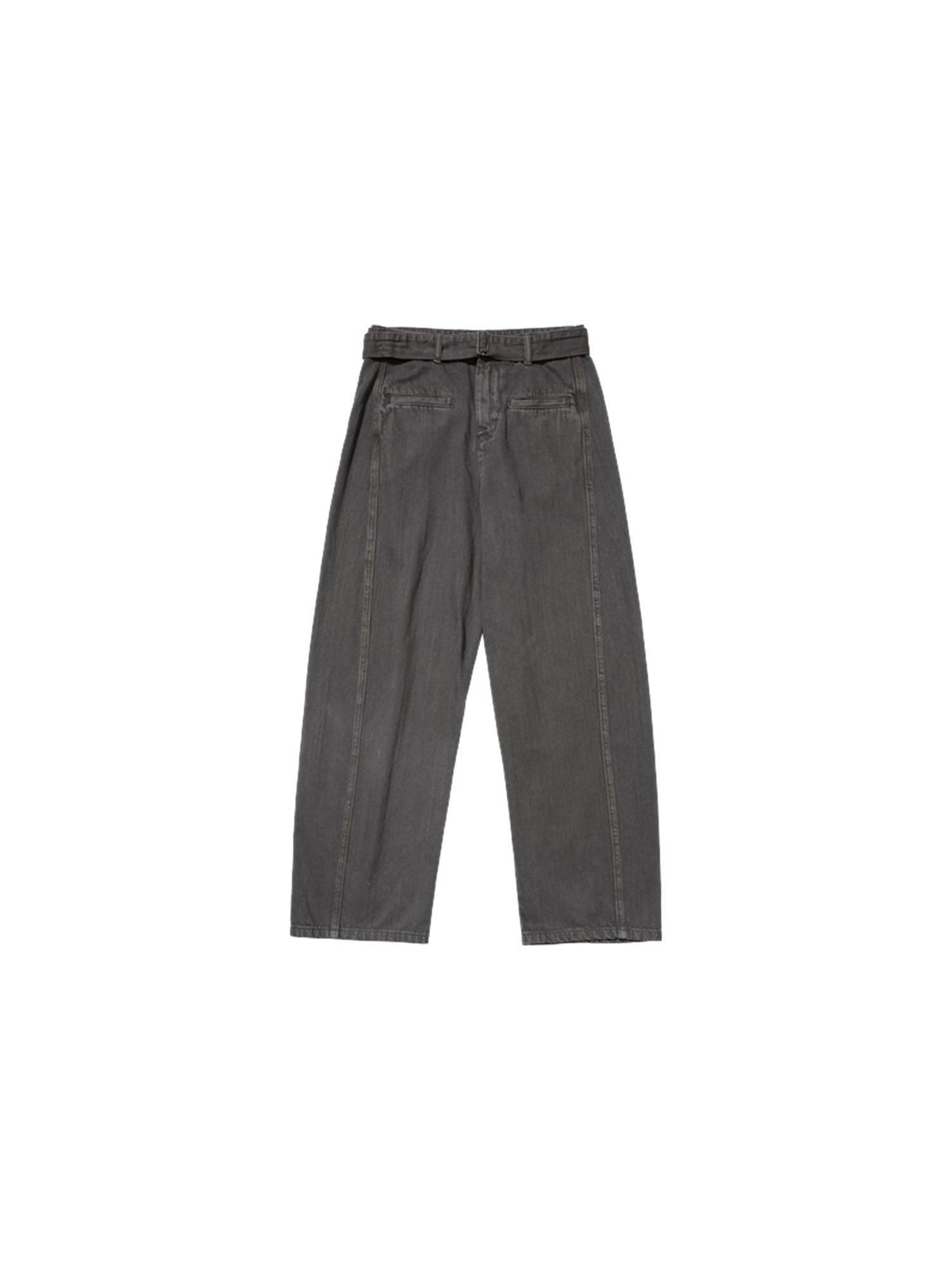 Country Moment Durable 100% Cotton Mid Rise Relaxed Zip Fly Casual Deep Green Wide Leg Jeans