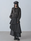 DDGIRL_studio_Warm_Lined_Asymmetrical_Pleated_High_Waist_Commuter_Women_Dark_Gray_Maxi_Skirts_MISSTT
