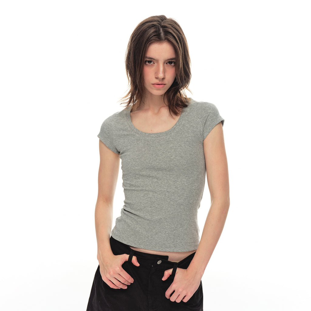 Country_Moment_Breathable_Stretch_Washed_Slim_Fit_U_Neck_Women_Cotton_Short_Sleeve_T-Shirts_MISSTT