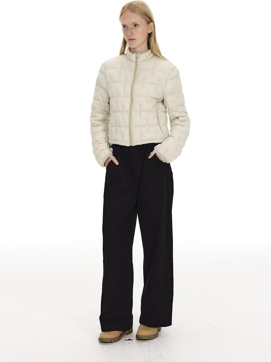Country Moment 650Fp White Duck Down Waterproof Short Stand Collar Women Casual Down Jackets