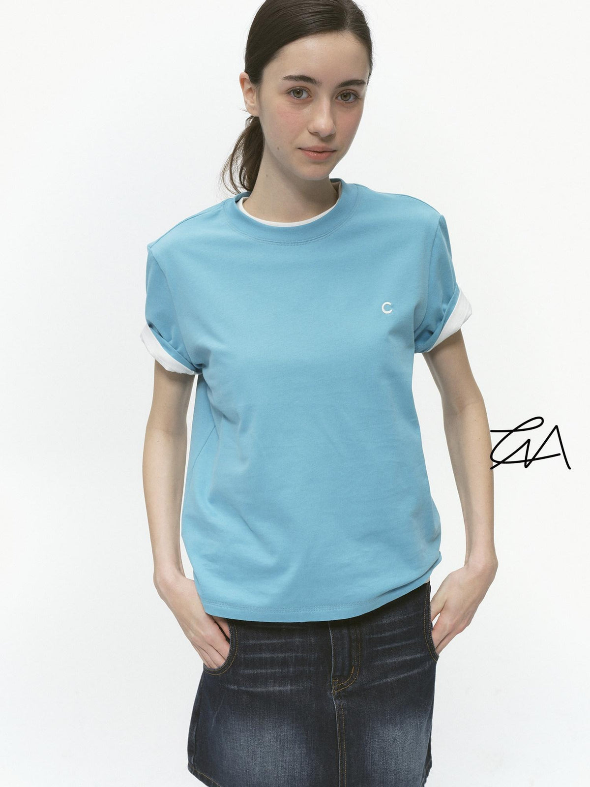 Country Moment 100% Cotton Soft Loose Fit Crew Neck Unisex Solid Basic Short Sleeve T-Shirts
