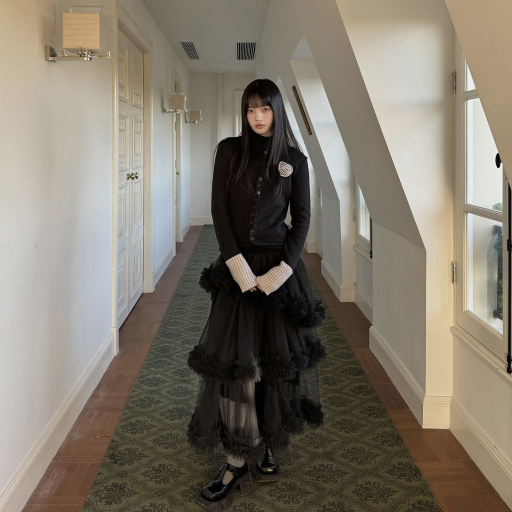 DDGIRL_studio_High_Waist_Ruffle_Tiered_Commuter_Lined_Polyester_Flared_Women_Maxi_Skirts_MISSTT