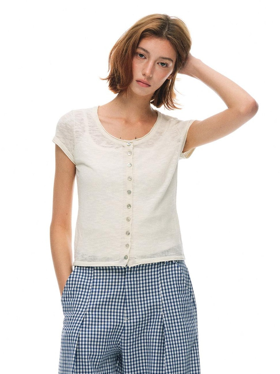 Country Moment Cooling Bamboo Cotton Slim Fit Crew Neck Women Casual Short Sleeve T-Shirts