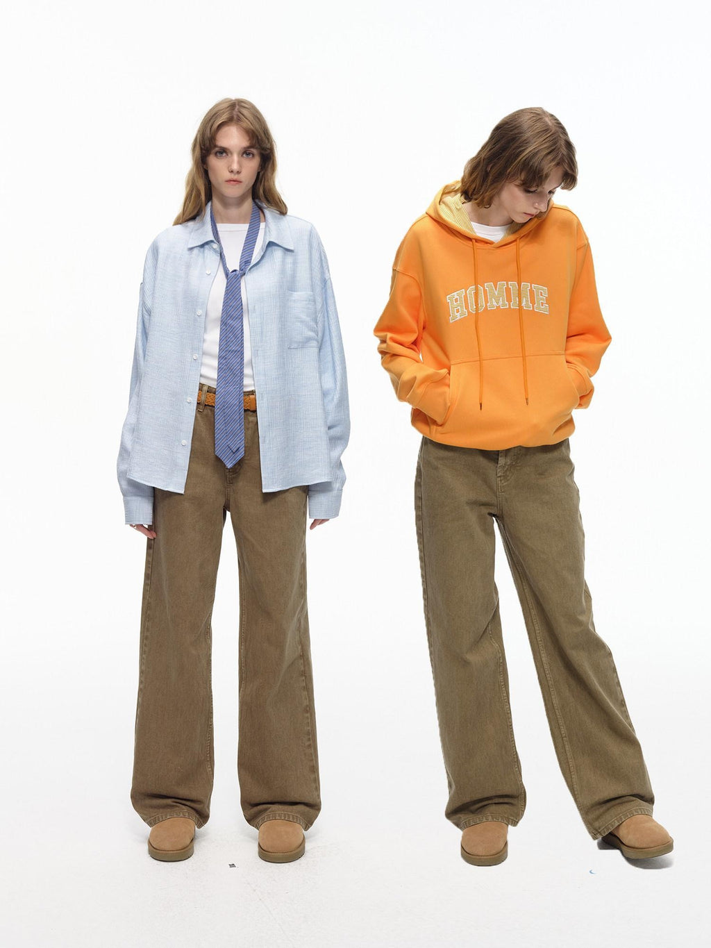 Country Moment 100 Percent Cotton Mid Rise American Zip Fly Daily Camel Straight Leg Jeans