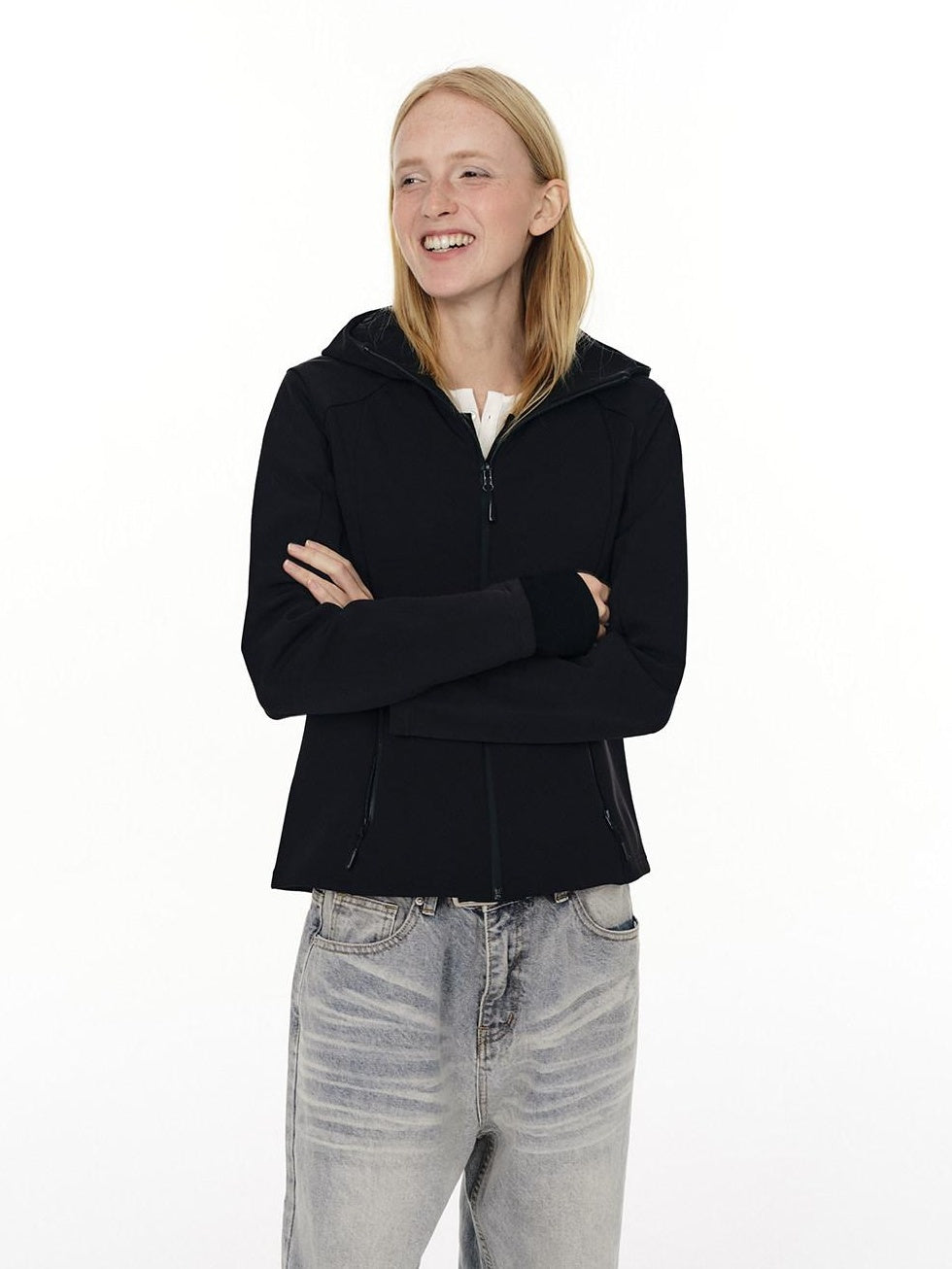 Country Moment 95% White Duck 700Fp Patchwork Hooded Short Loose Women Commuter Down Jackets