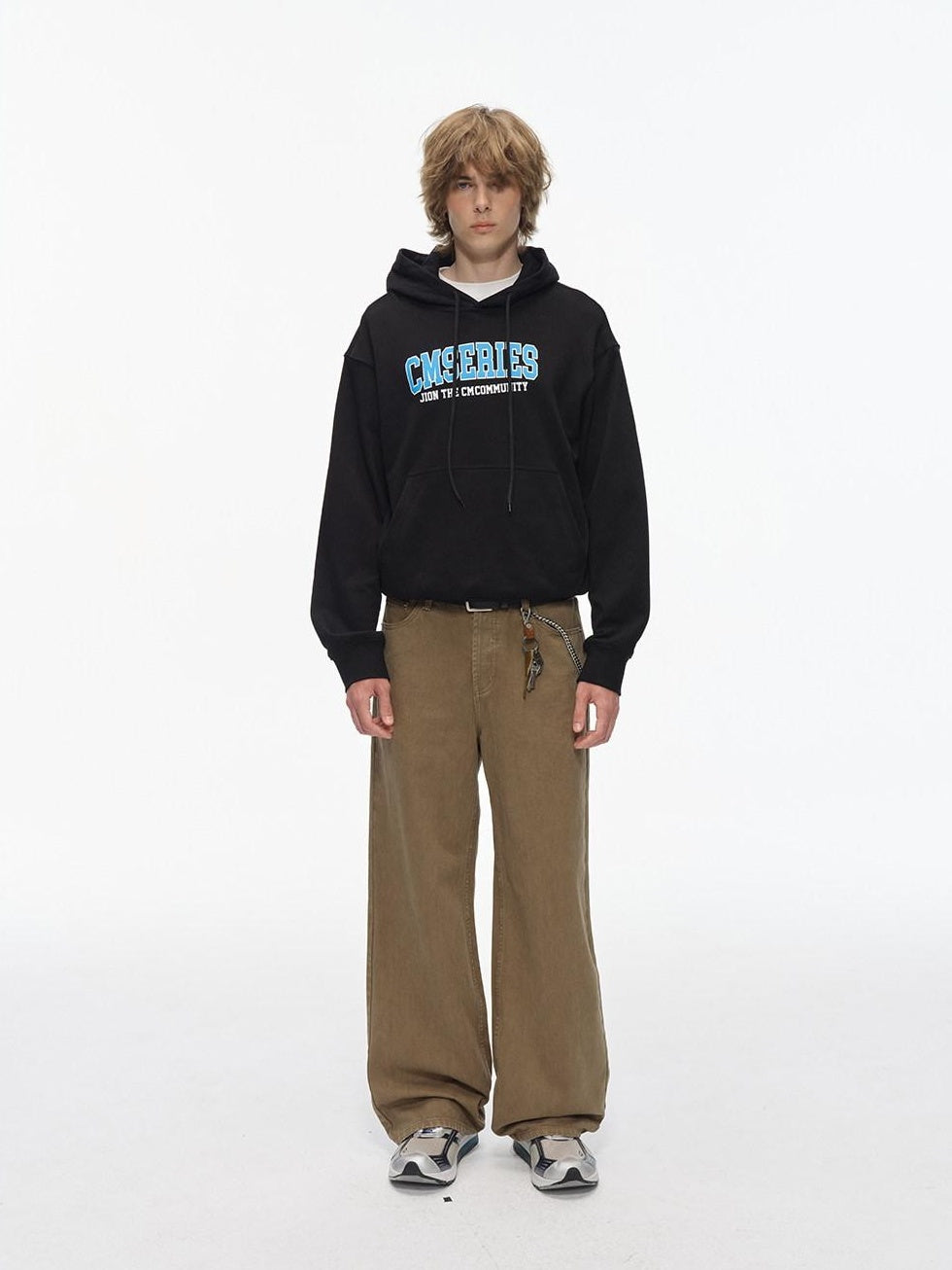 Country Moment 100 Percent Cotton Loose Fit Pullover Ink Print American Youth Unisex Hoodie