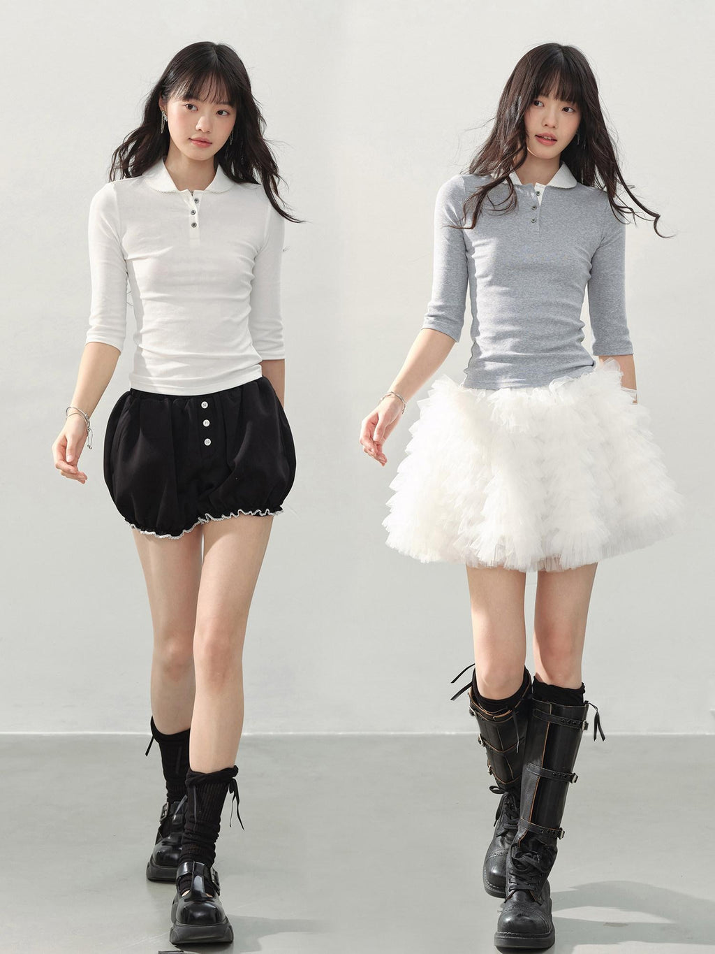 DDGIRL studio Soft Breathable Cotton Lace Trim Straight Fit Women Short Sleeve T-Shirts