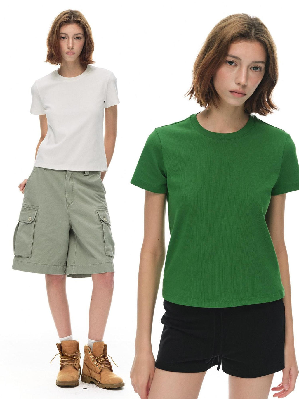 Country Moment Combed Cotton Breathable Loose Fit Women Crew Neck Short Sleeve T-Shirts
