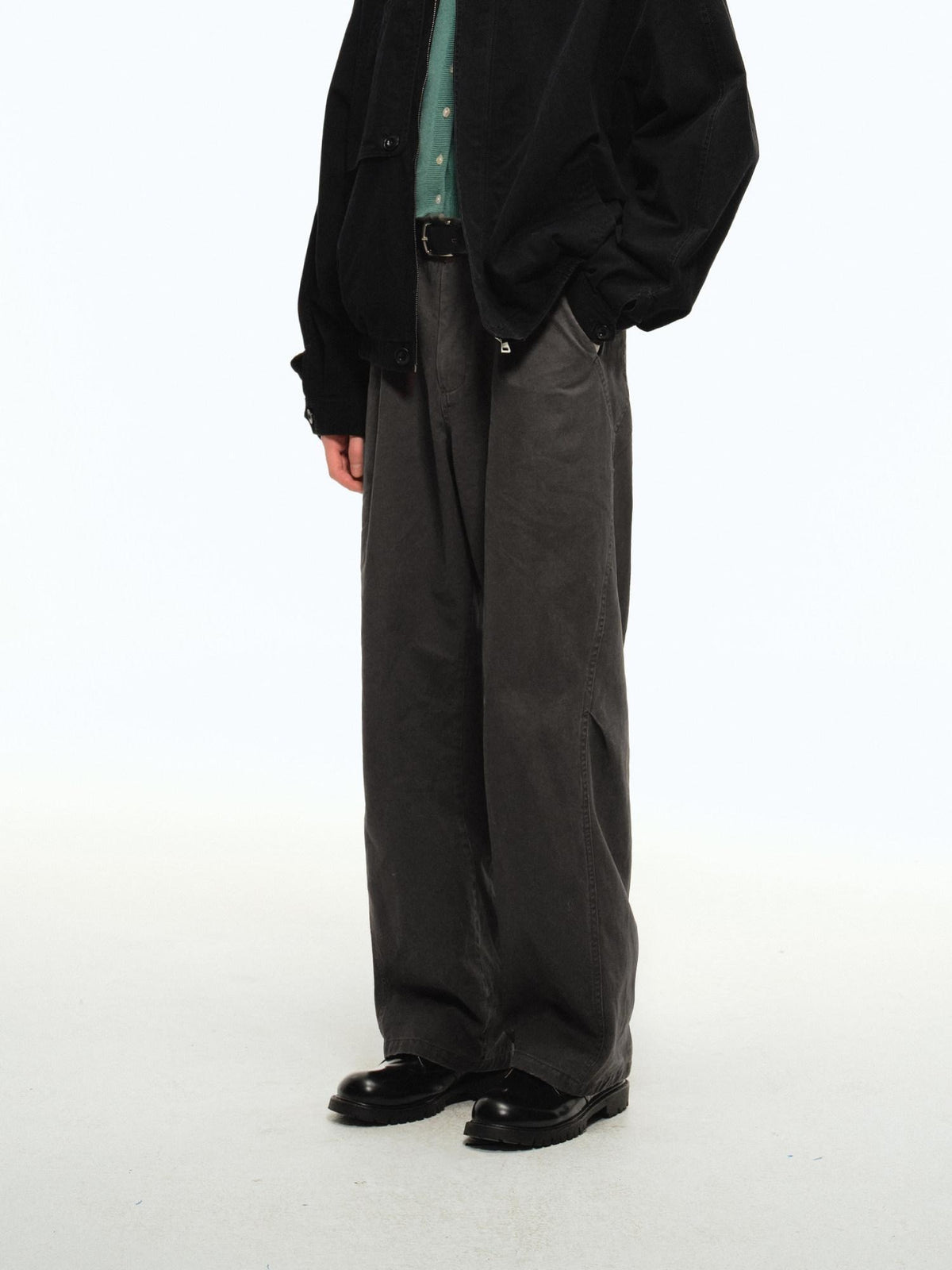 Country Moment Soft Cotton Mid Rise Loose Fit Zip Fly Unisex Everyday Casual Straight Pants