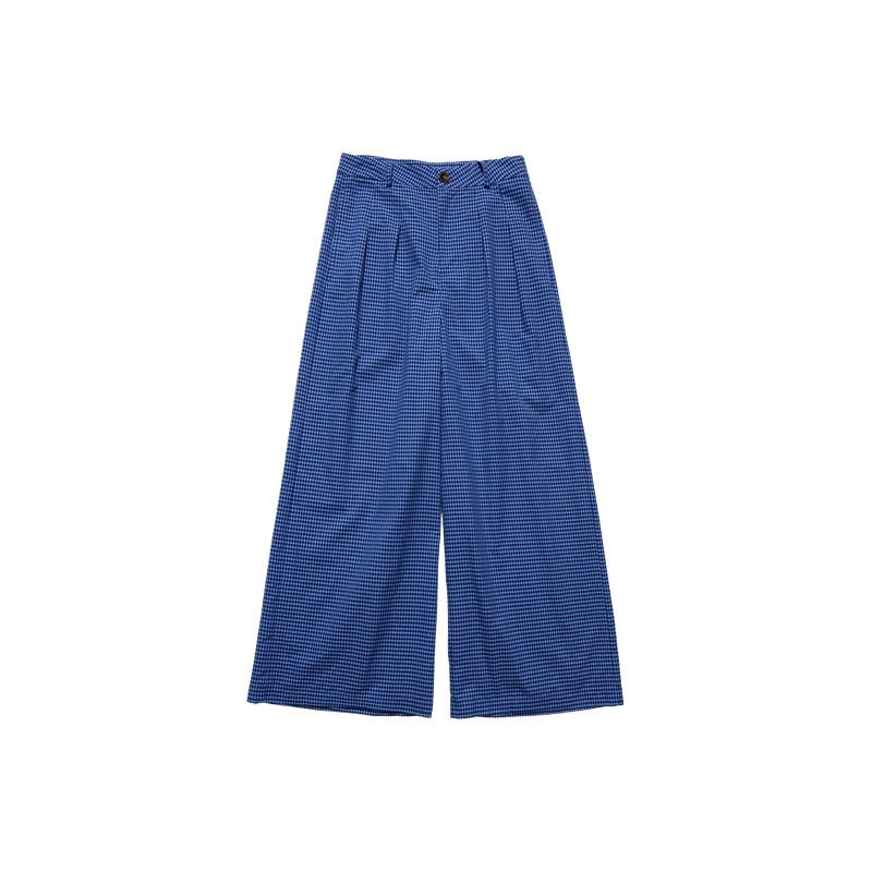 Country_Moment_100_Percent_Cotton_Vintage_Natural_Waist_Pockets_Gem_Blue_Plaid_Wide_Leg_Pants_MISSTT