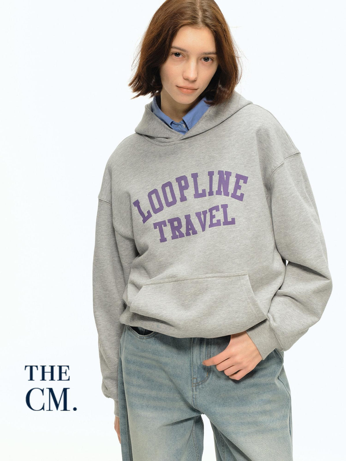 Country Moment Soft 100 Percent Cotton Loose American Style Text Pullover Teen Casual Hoodie