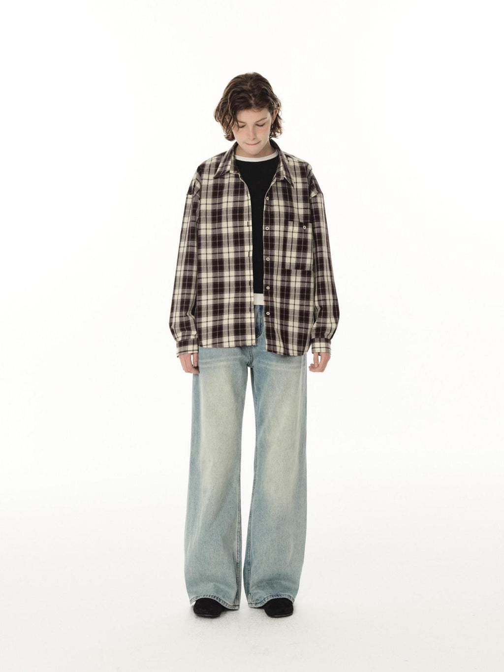 Country Moment Cotton Blend Slight Stretch Mid Rise Relaxed Light Wash Straight Leg Jeans