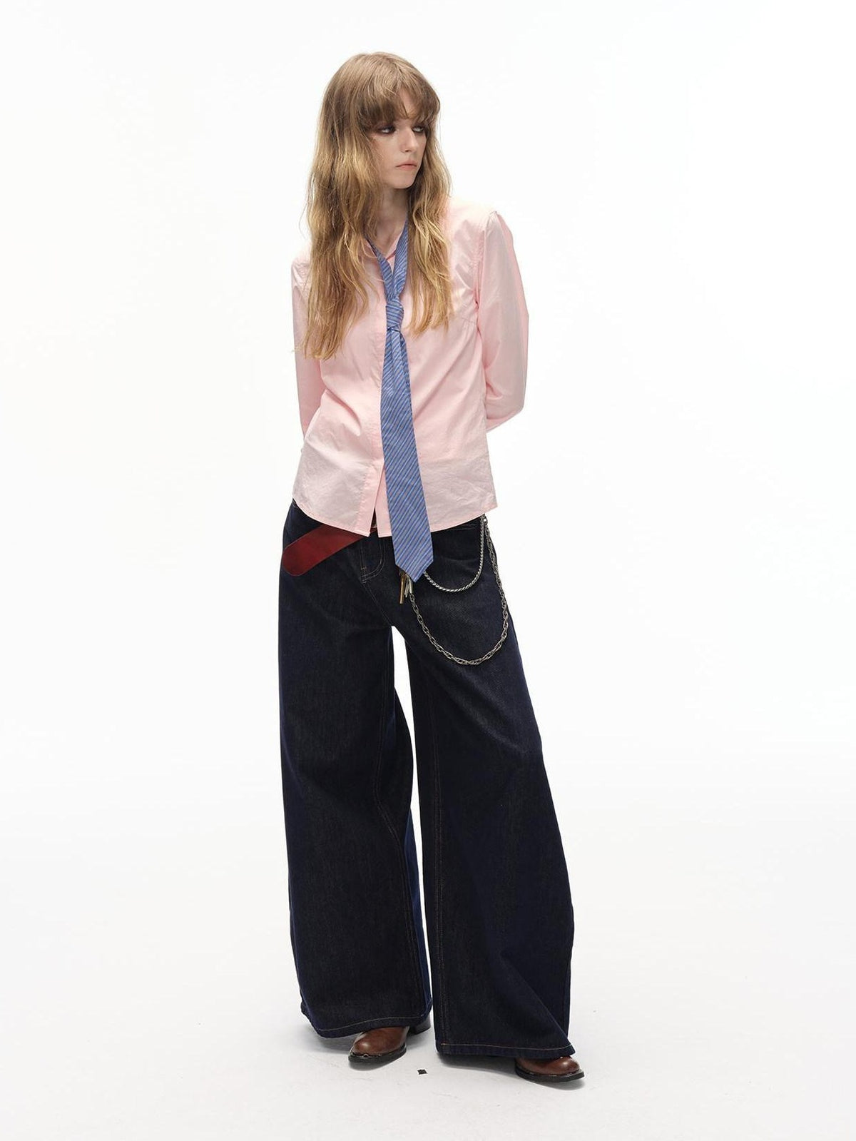 Country Moment Breathable Modal Cotton Slim Fit Casual Button Front Lapel Womens Shirts