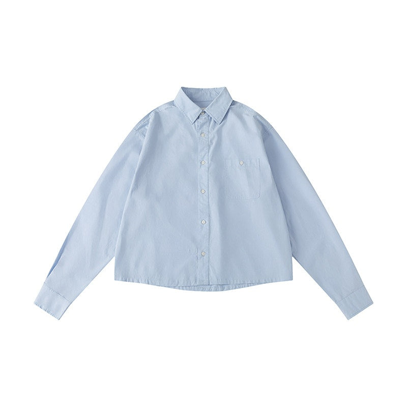 Country_Moment_Breathable_100%_Cotton_Relaxed_Square_Neck_Cardigan_Unisex_Solid_Blue_Shirts_MISSTT