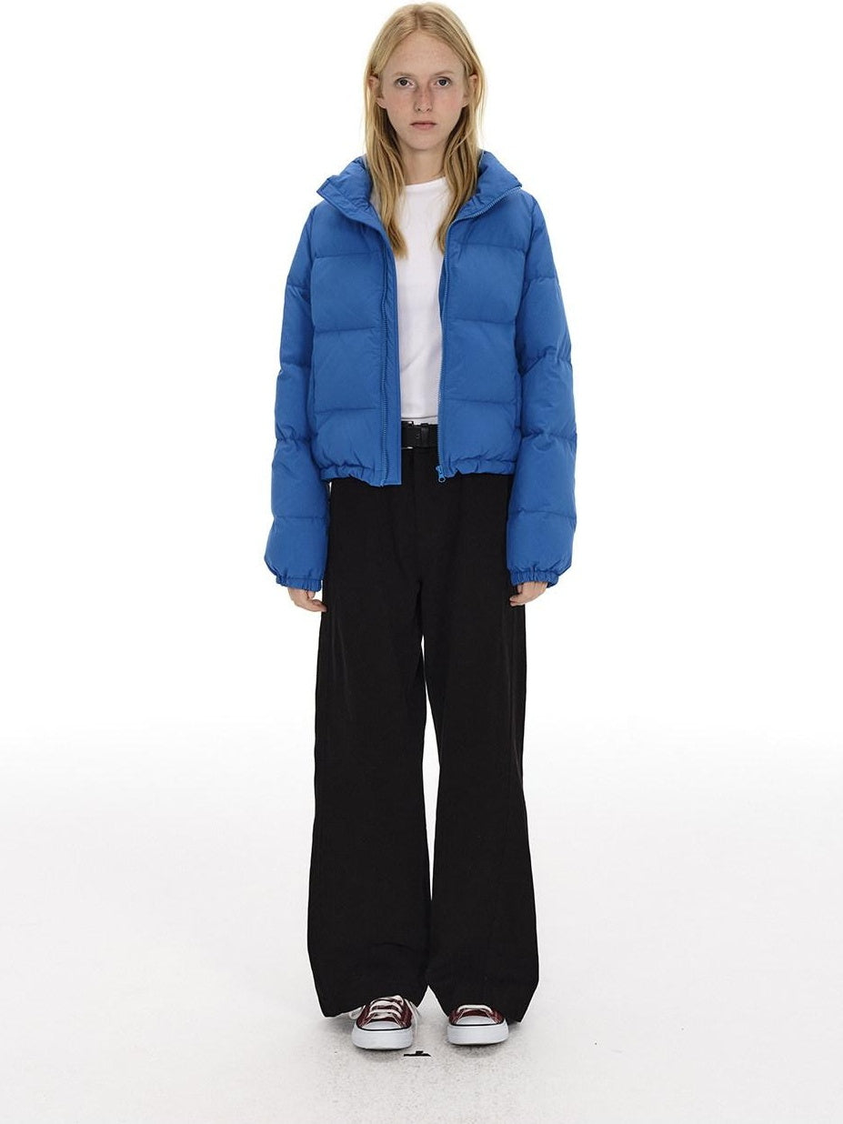 Country Moment 90 Percent White Duck Down 650Fp Nylon Short Boxy Zipper Women City Down Jackets