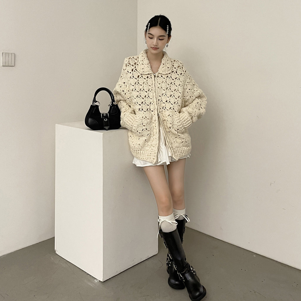 DDGIRL_studio_Cozy_Wool_Blend_Longline_Cardigan_Office_Commuter_One_Size_Ivory_Knit_Sweaters_MISSTT