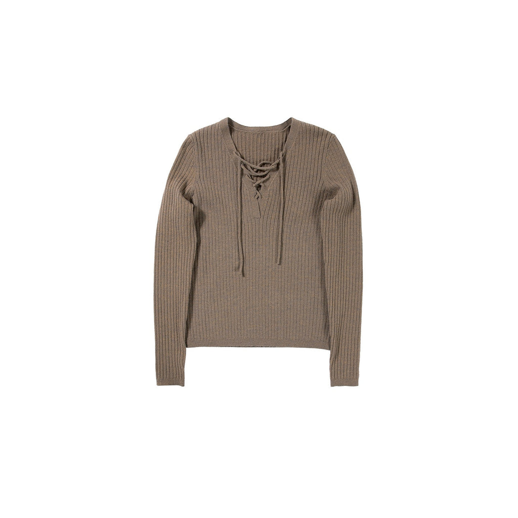 Country_Moment_Soft_Tie_V-neck_Slim_Knit_Casual_Breathable_Daily_Wear_Women_Acrylic_Sweaters_MISSTT