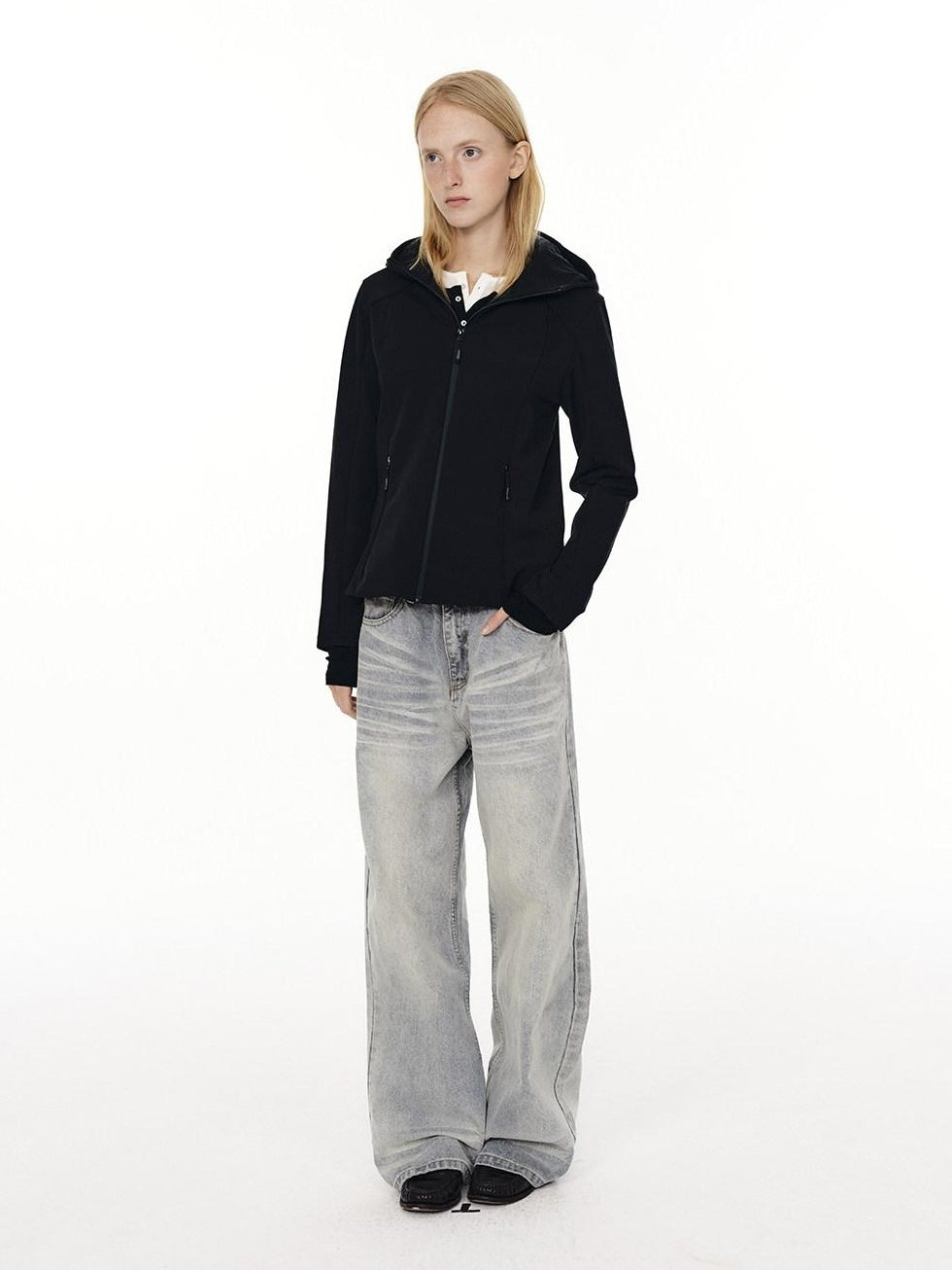 Country Moment 95% White Duck 700Fp Patchwork Hooded Short Loose Women Commuter Down Jackets