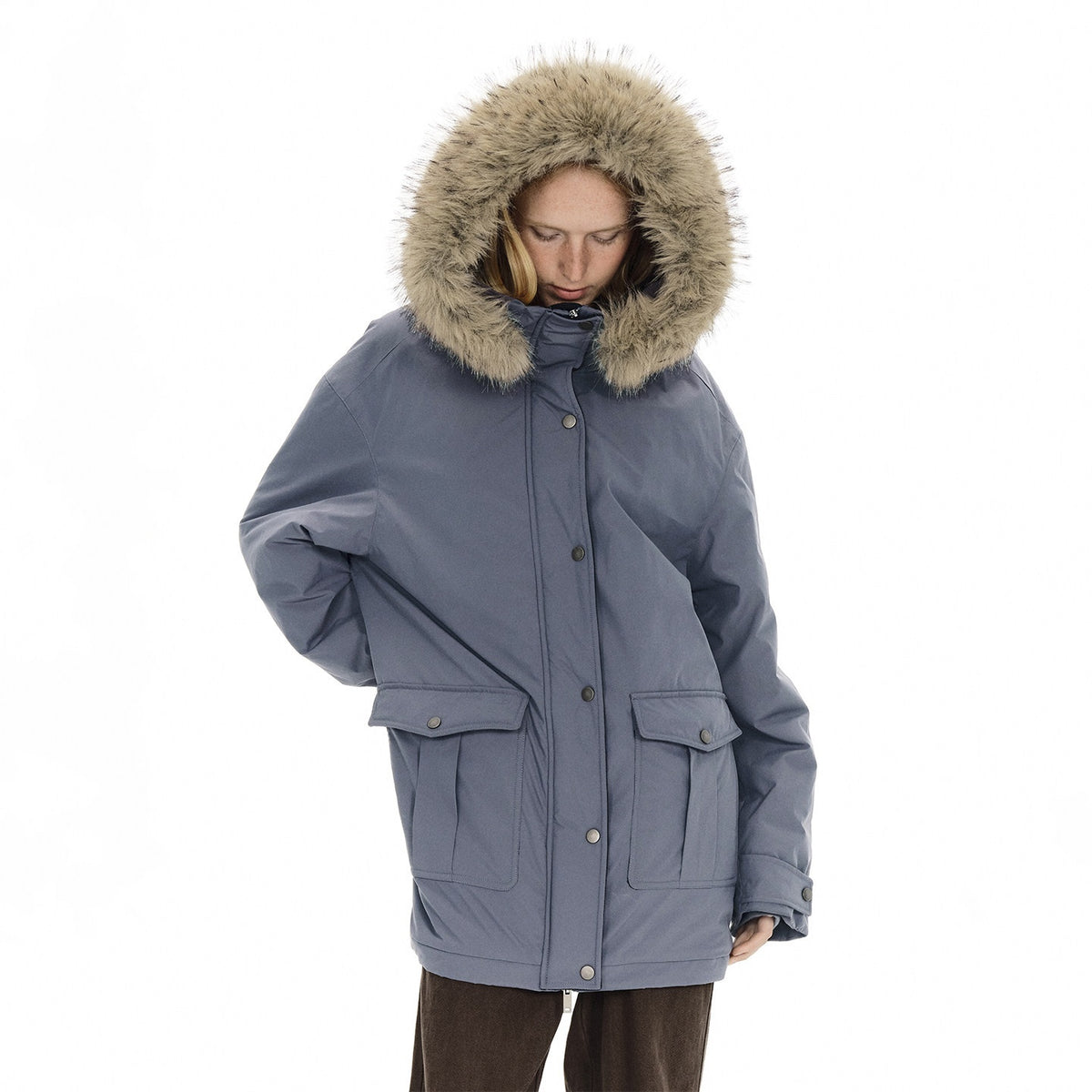 Country_Moment_Warm_Cotton_Lined_Oversized_Quilted_Hooded_Light_Gray_Youth_Puffer_Jackets_MISSTT
