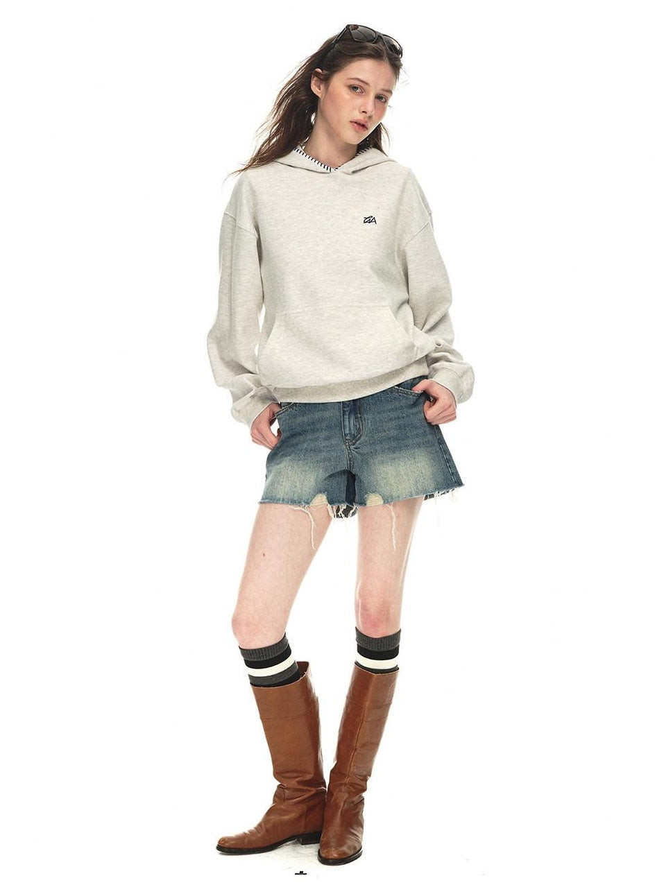 Country Moment Cozy Warm Loose Hooded Letter Print Casual Women Everyday Cotton Blend Hoodie
