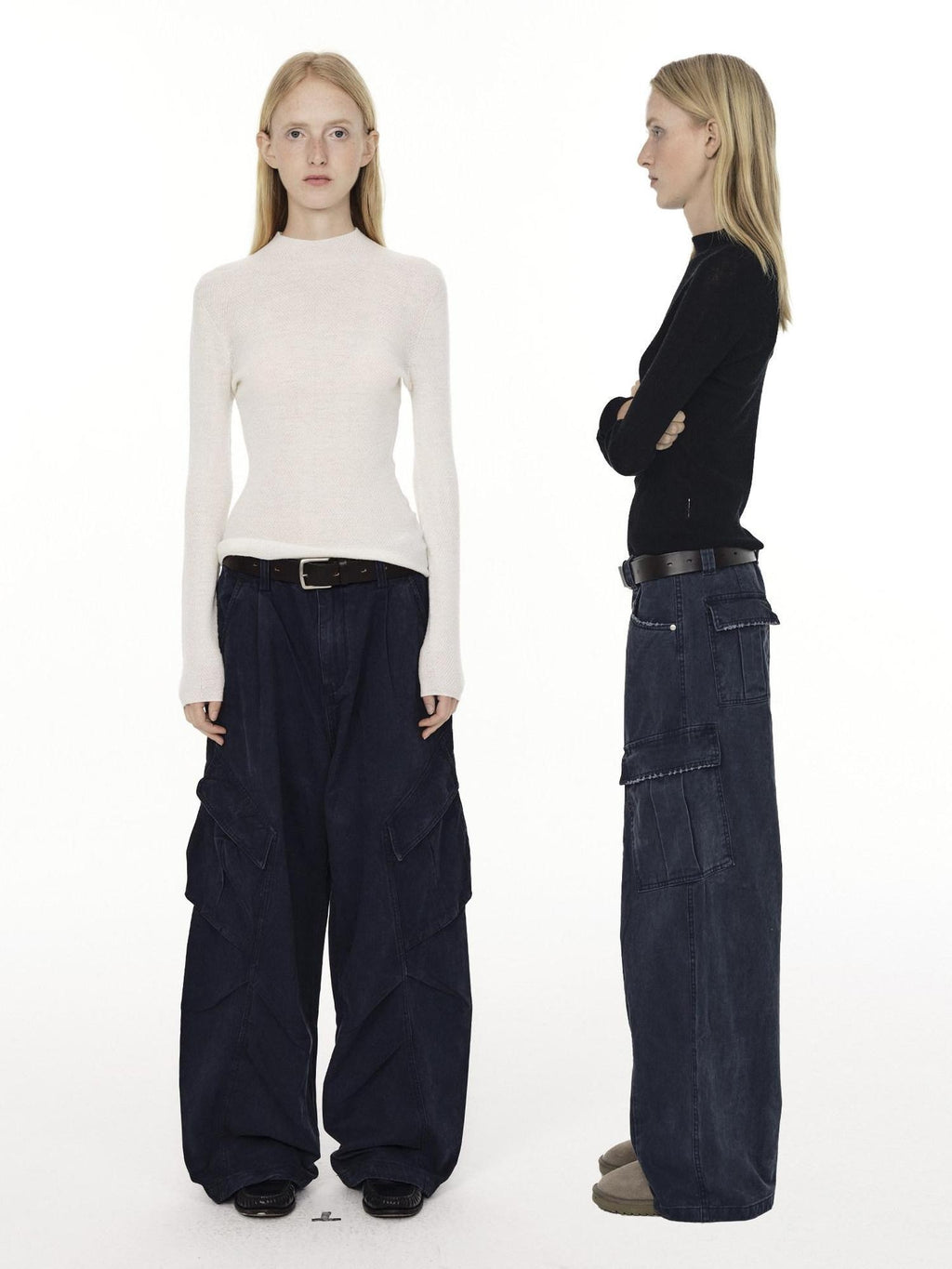 Country Moment Washable Pure Wool Slim Fit Half Turtleneck Pullover Women Casual Work Sweaters