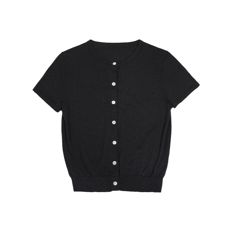 Country_Moment_Silk_Touch_Wool_Blend_Slim_Fit_Short_Sleeve_Crop_Round_Neck_Knit_Cardigans_MISSTT