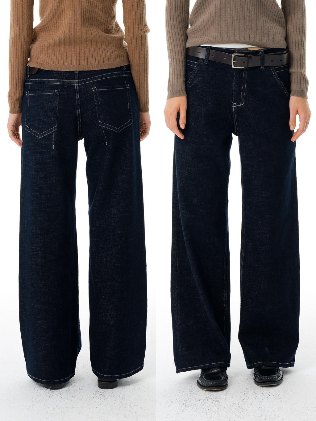 Country Moment Micro Stretch Low Waist Retro Denim Topstitch Zip Fly Youth Straight Leg Jeans