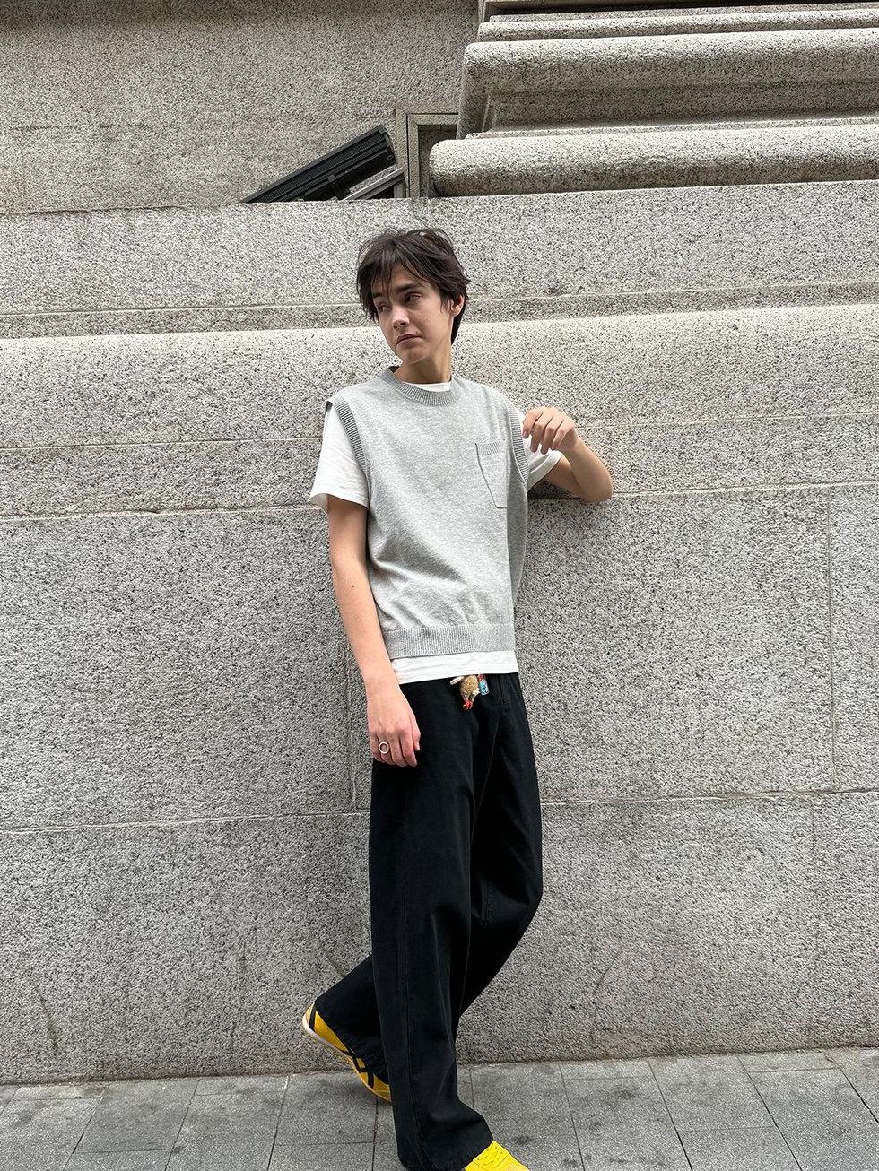 Country Moment Cotton Mid Rise Straight Fit American Casual Youth Khaki Black Straight Pants