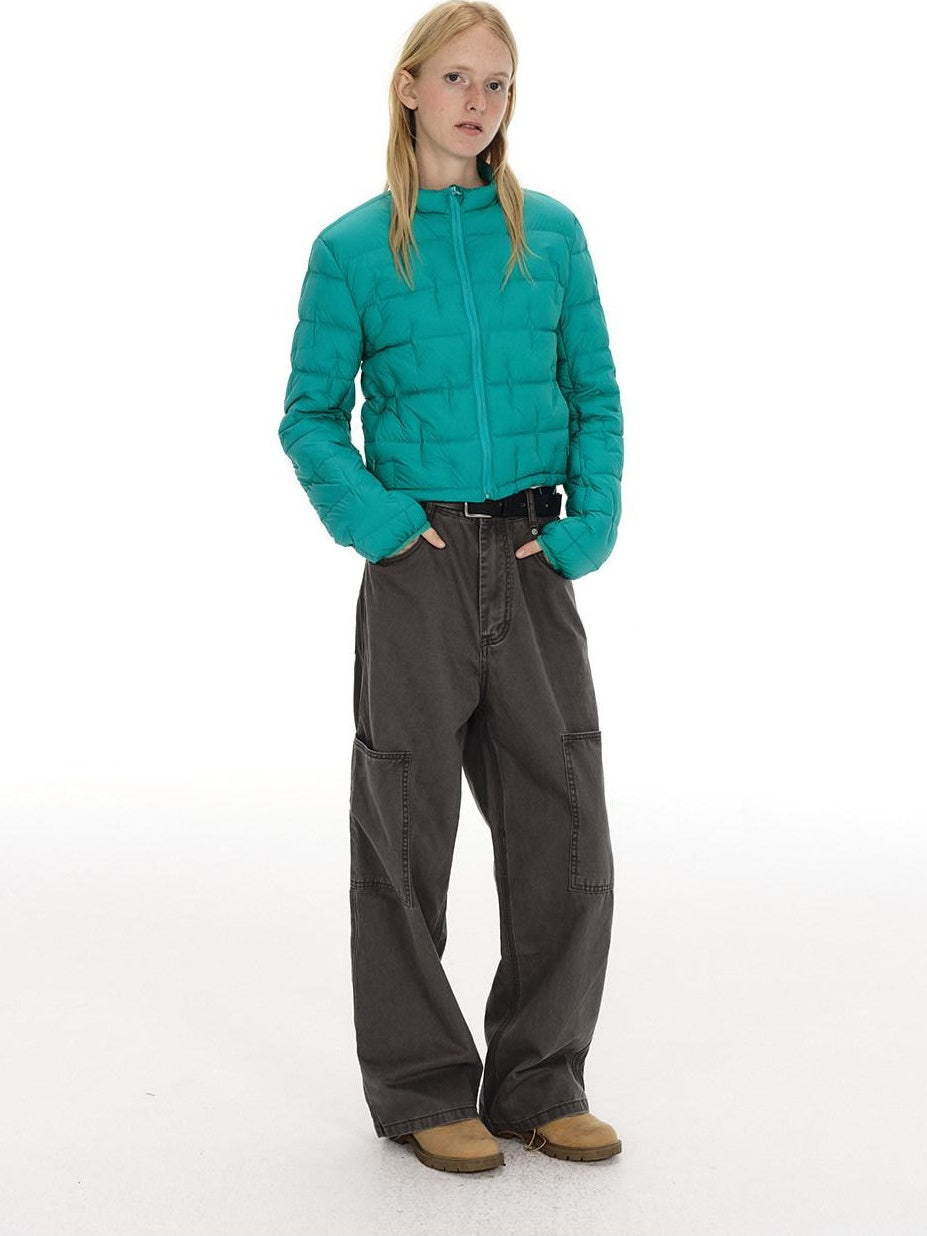 Country Moment 650Fp White Duck Down Waterproof Short Stand Collar Women Casual Down Jackets