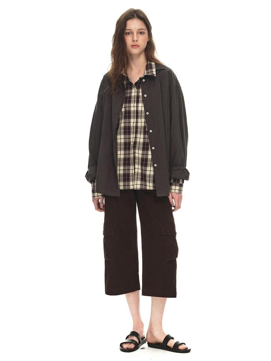 Country Moment Cooling Lyocell Blend Loose Fit Drop Shoulder Collared Unisex Button Shirts