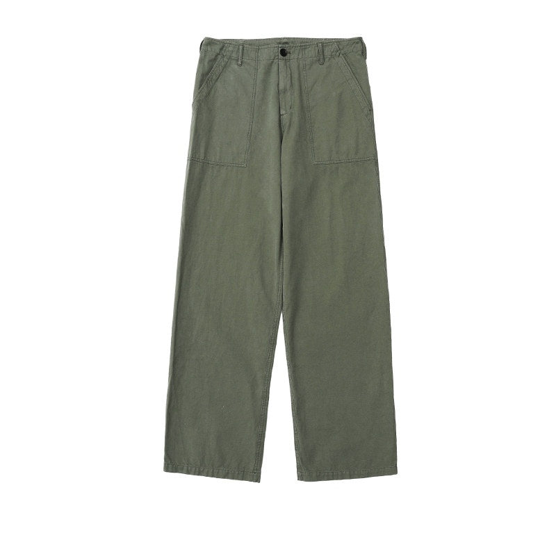Country_Moment_Wrinkle_Free_Mid_Rise_Straight_Workwear_Everyday_Pure_Cotton_Olive_Cargo_Pants_MISSTT