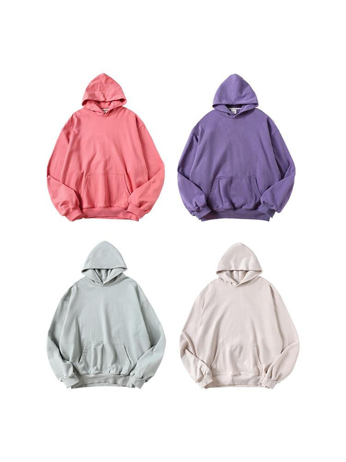 Country Moment Soft Washed Organic Cotton Loose Kangaroo Pocket Unisex Casual Pullover Hoodie