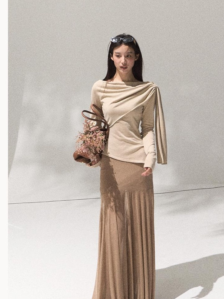 7 OAKMOO Soft Wrap Style Casual Slim Fit Women Cotton Viscose Blend Pullover Sweaters