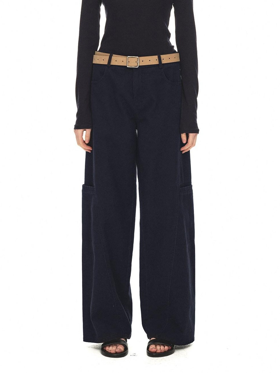 Country Moment Breathable Cotton Retro Wide Leg 3D Tailoring Youth Cargo Pants