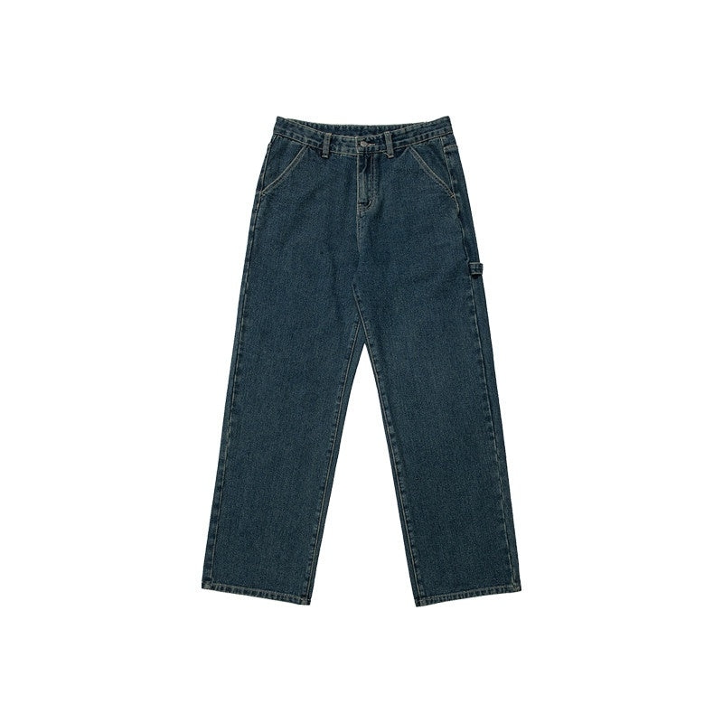 Country_Moment_Durable_100_Percent_Cotton_Vintage_Blue_Midrise_Loose_American_Wide_Leg_Jeans_MISSTT