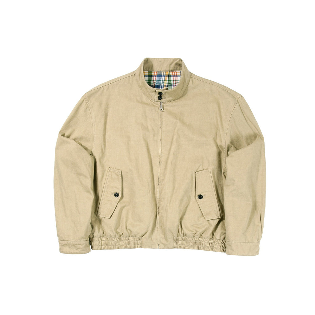 Country_Moment_Reversible_Loose_Vintage_Plaid_Unisex_Khaki_Cotton_Windproof_Cropped_Jackets_MISSTT