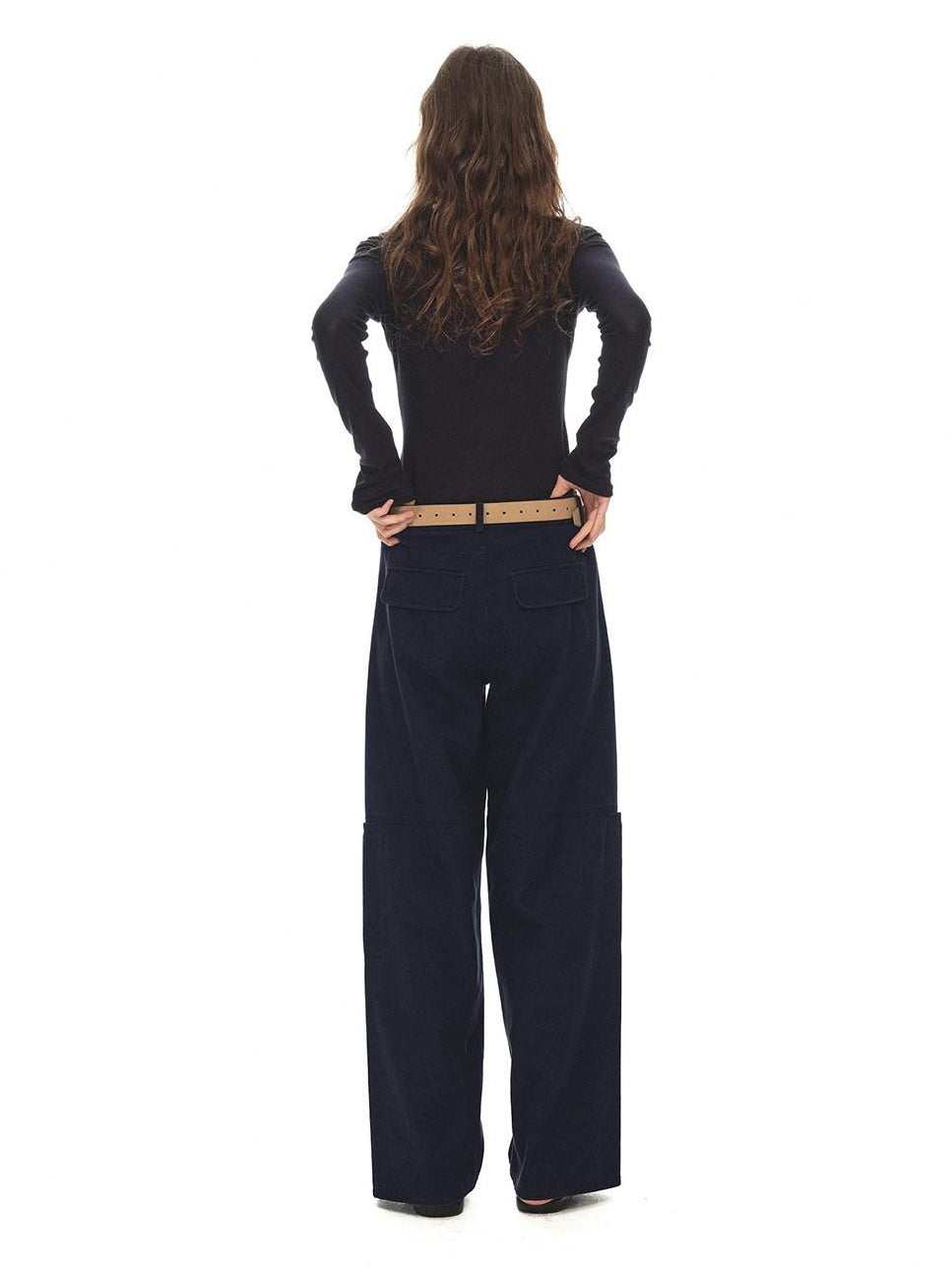 Country Moment Breathable Cotton Retro Wide Leg 3D Tailoring Youth Cargo Pants