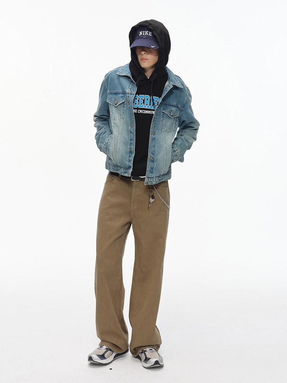Country Moment 100 Percent Cotton Mid Rise American Zip Fly Daily Camel Straight Leg Jeans