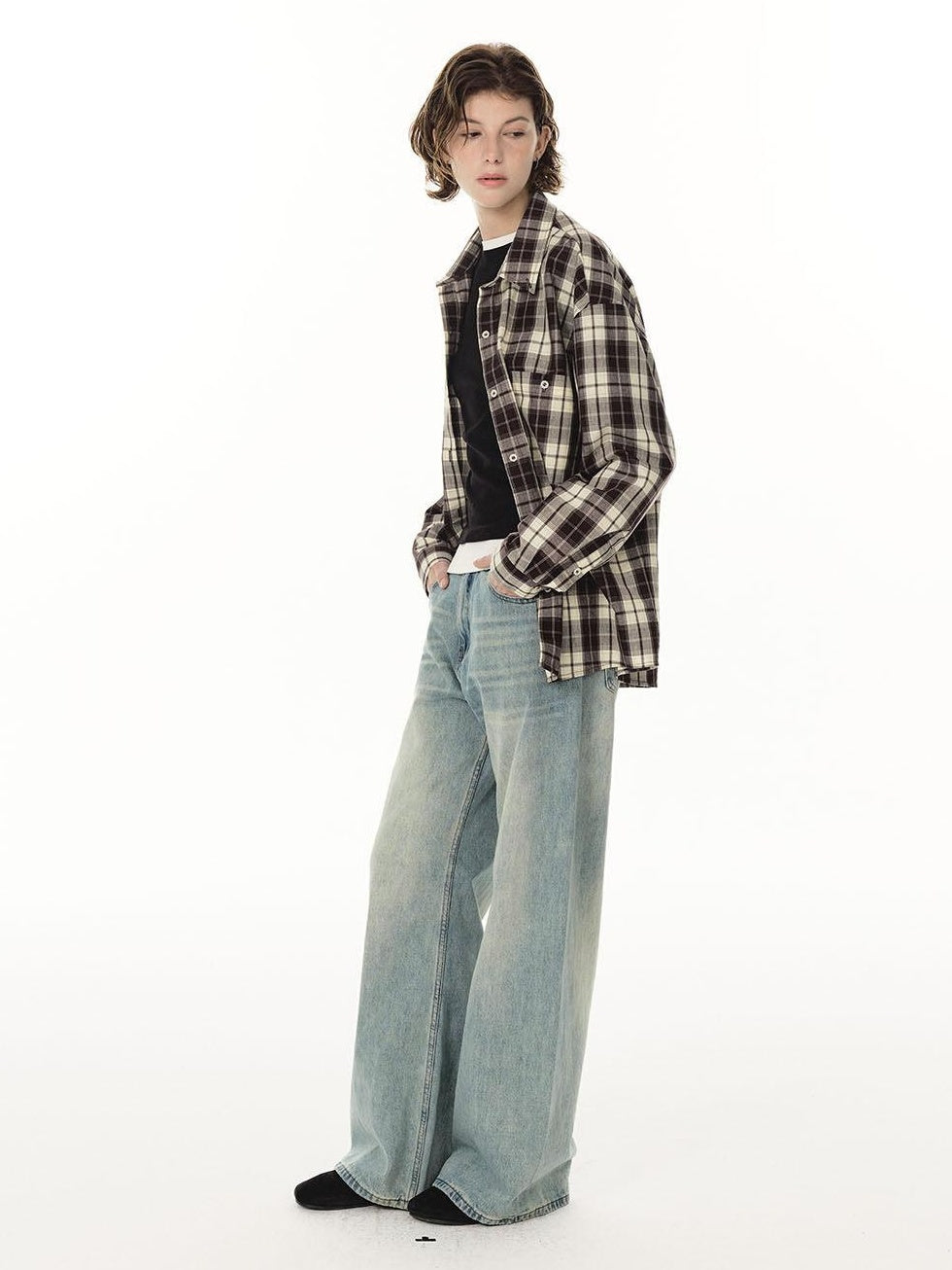 Country Moment Cotton Blend Slight Stretch Mid Rise Relaxed Light Wash Straight Leg Jeans