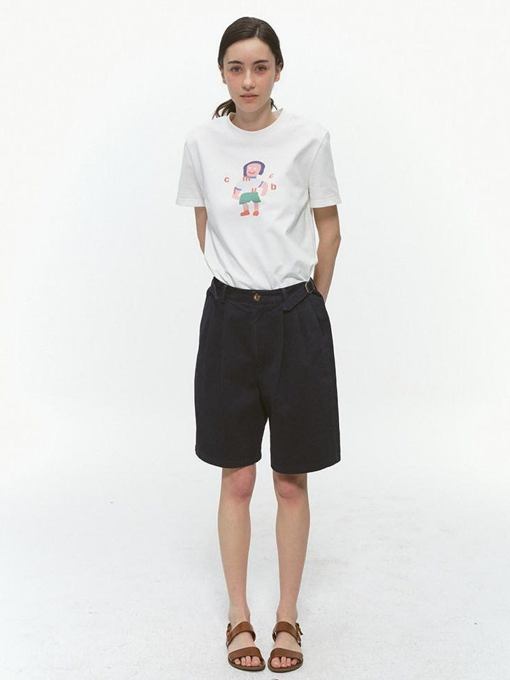 Country Moment 100 Percent Cotton Loose Fit Printed Unisex Short Sleeve T-Shirts