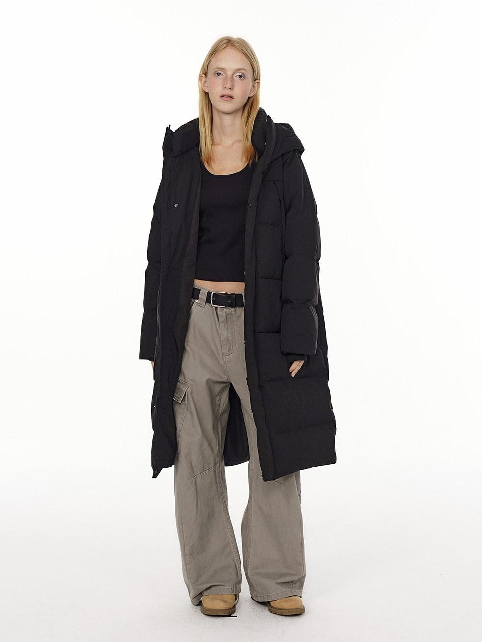 Country Moment Breathable Washed Cotton Relaxed Straight Pocket Button Fly Casual Cargo Pants