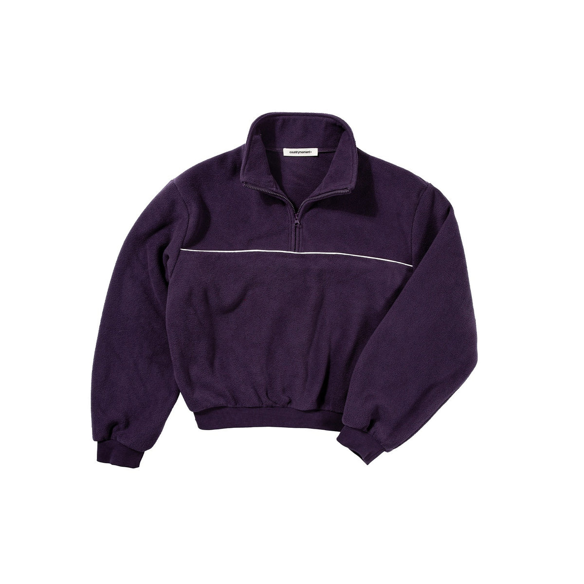 Country_Moment_Heavyweight_Polyester_Half_Zip_High_Neck_Casual_Unisex_Purple_Sweatshirt_MISSTT