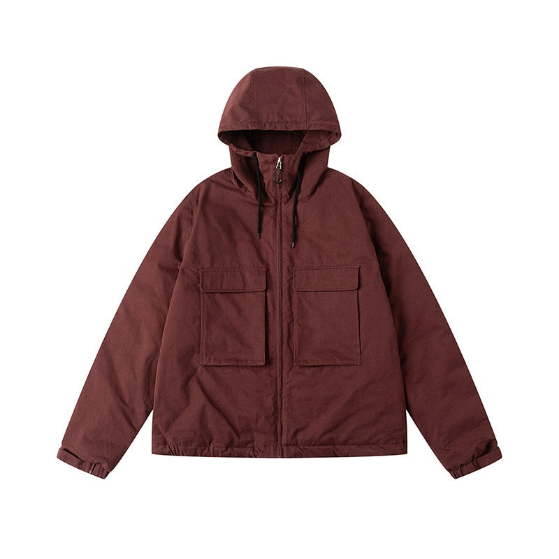 Country_Moment_90%_White_Duck_Down_Hooded_American_Youth_Cotton_Burgundy_Down_Jackets_MISSTT