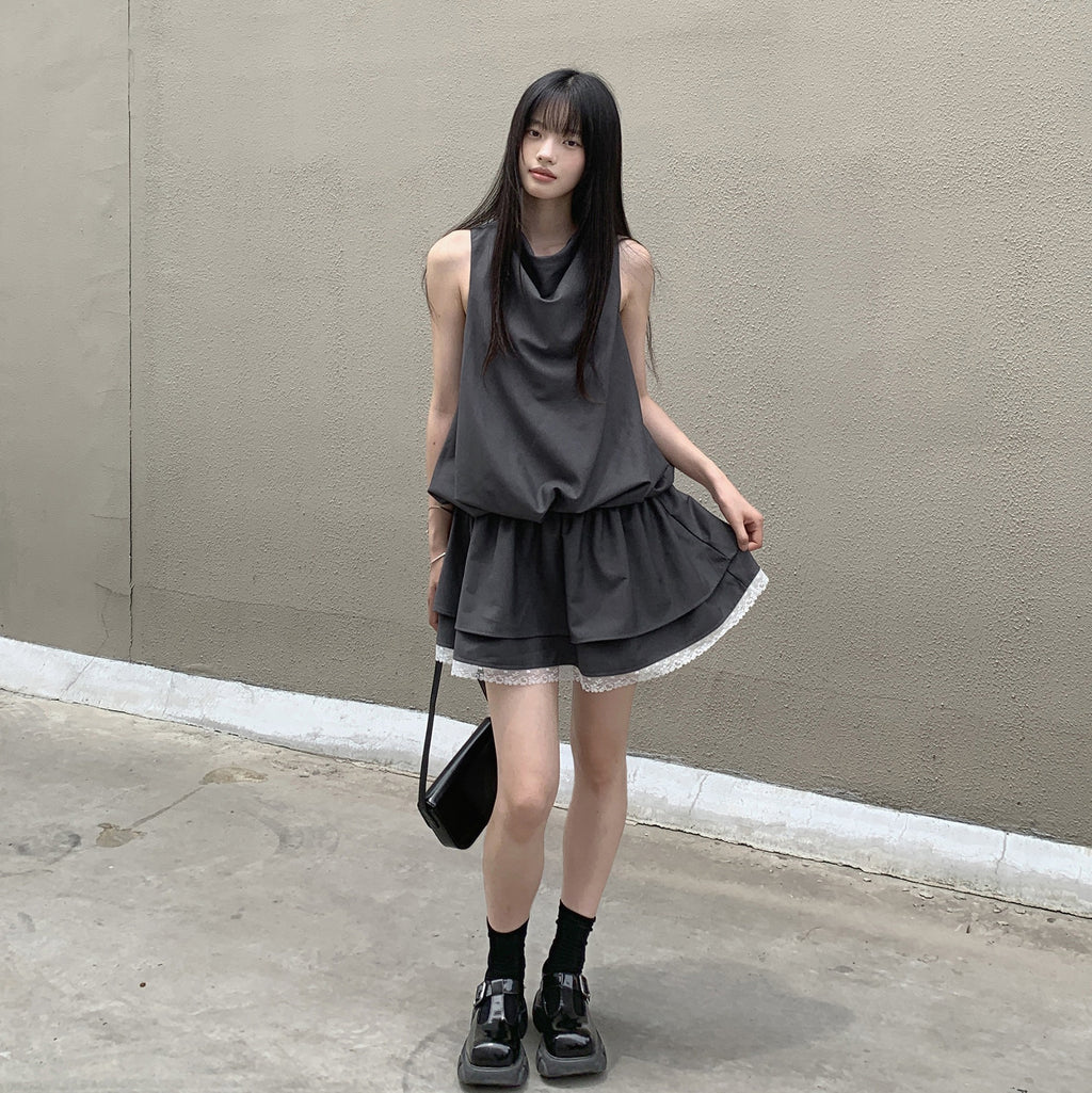 DDGIRL_studio_Lace_Panel_High_Waist_A_Line_Sleeveless_Commuter_Young_Women_Mini_Dresses_MISSTT