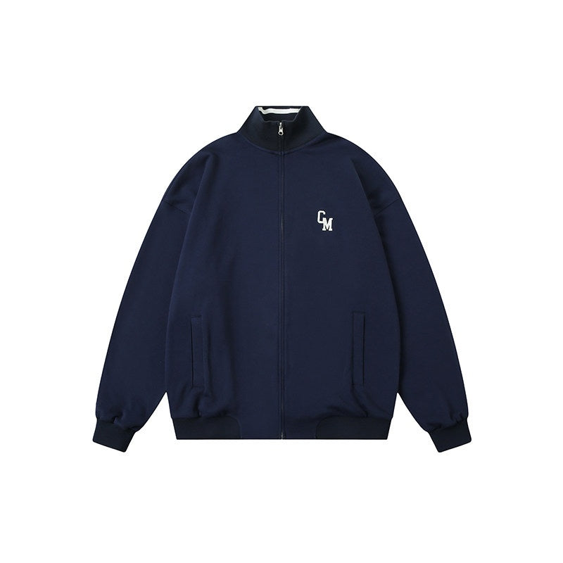 Country_Moment_100%_Cotton_Colorblock_Relaxed_Fit_Stand_Collar_Navy_Teens_Cropped_Jackets_MISSTT