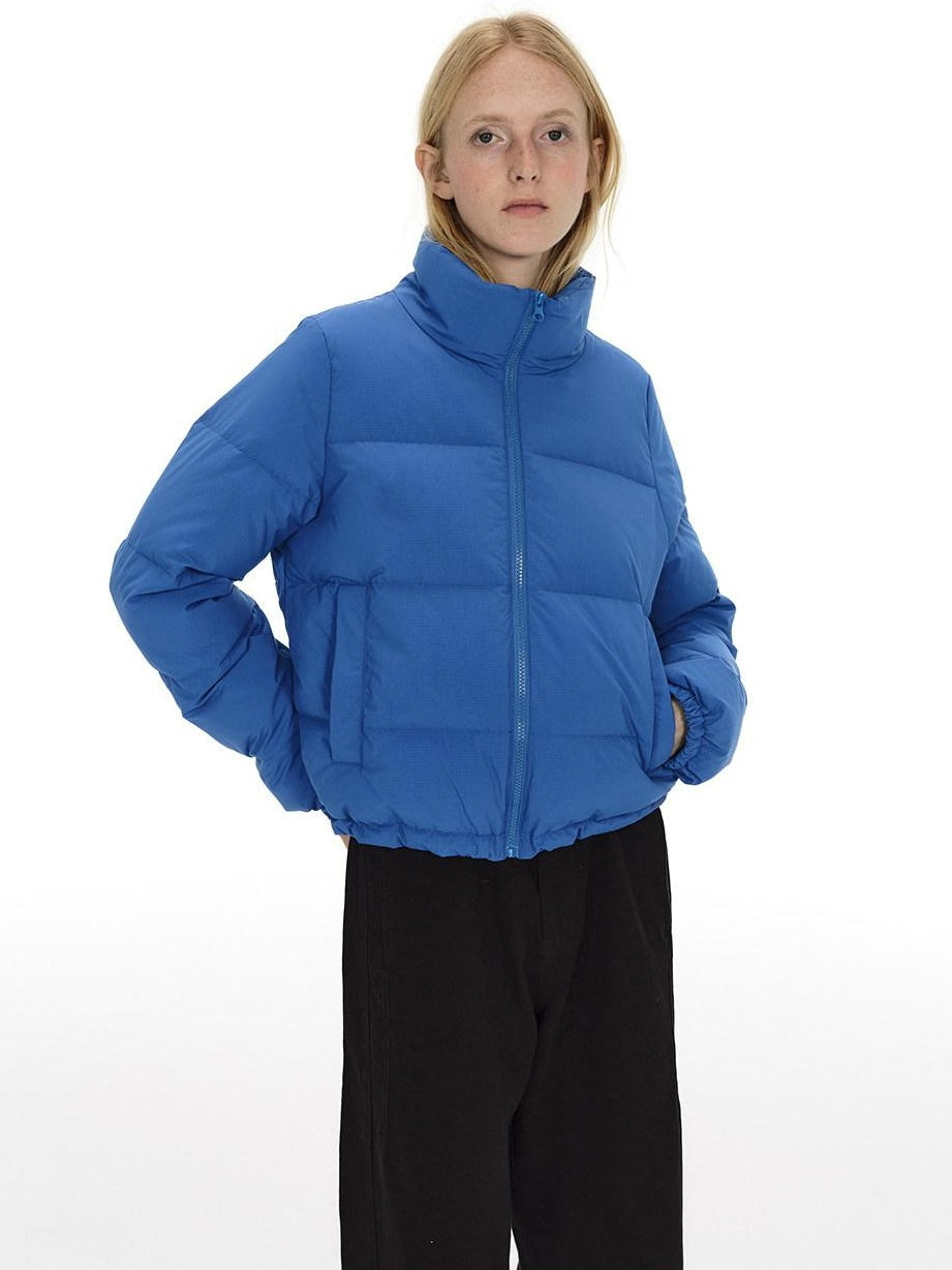 Country Moment 90 Percent White Duck Down 650Fp Nylon Short Boxy Zipper Women City Down Jackets