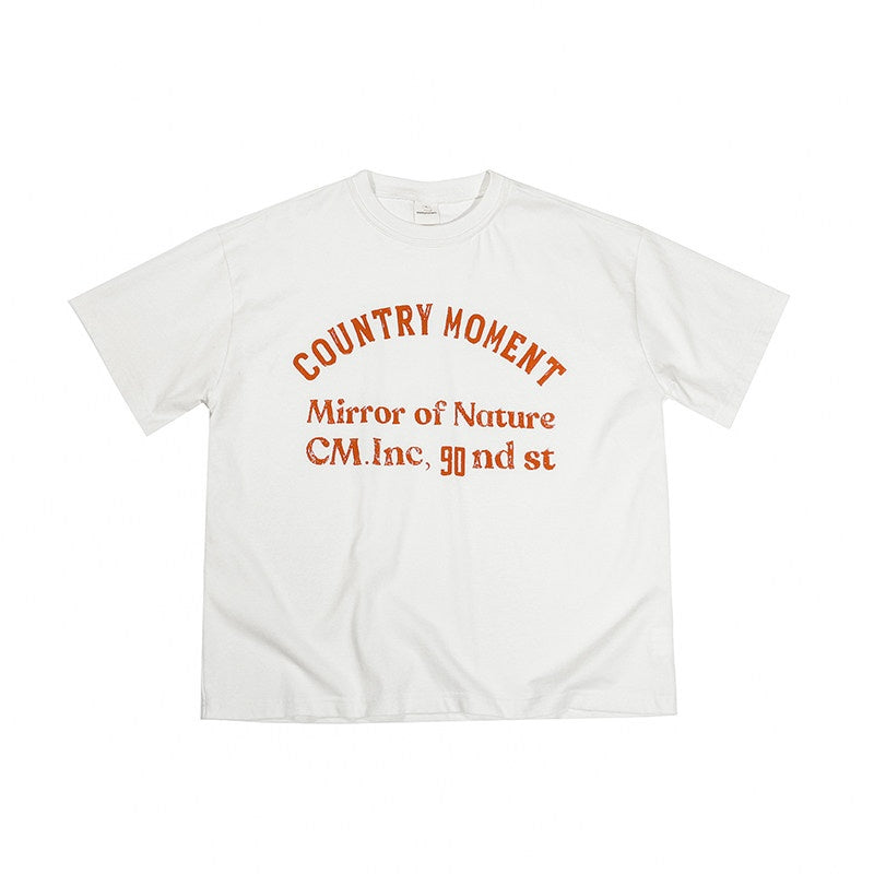 Country_Moment_Pure_Cotton_Relaxed_Crew_Neck_Casual_Teen_Logo_Solid_Navy_Short_Sleeve_T-Shirts_MISSTT